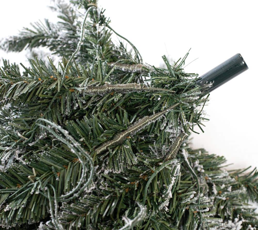 Weihnachtsbaum knstlicher Tannenbaum Schnee inkl. LED-Beleuchtung 90cm  B-Ware | eBay.de