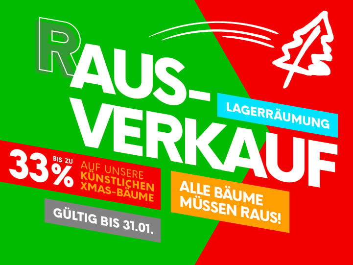 Weihnachtsbaumsale