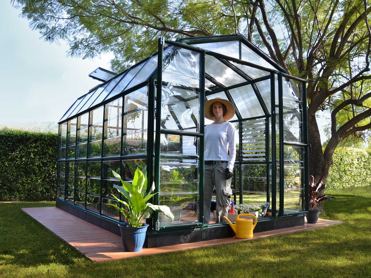 Gewächshaus aus Glas oder Kunststoff? mygardenhome