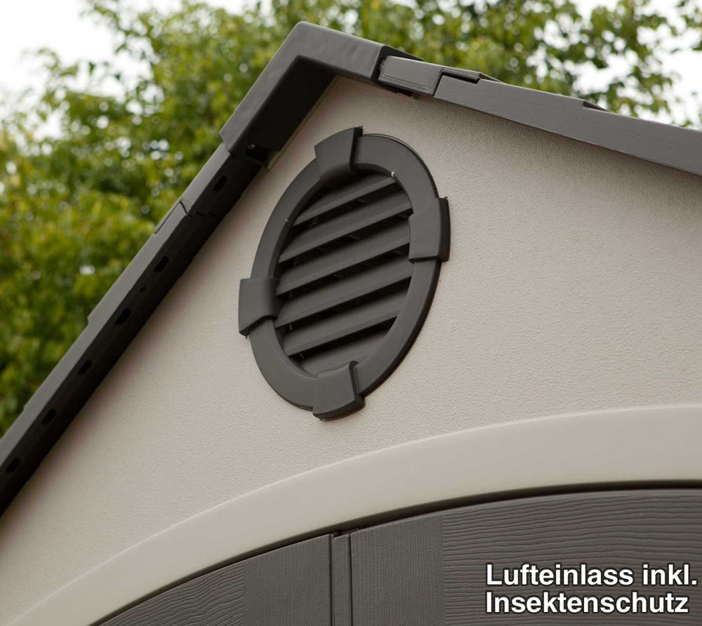 Lifetime Kunststoff Gerätehaus Jubiläumshaus | | Lichtgrau cm | mygardenhome 244x305x244