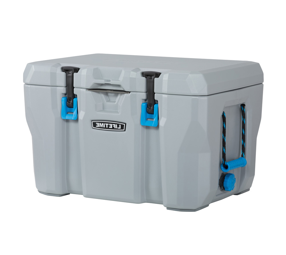 Lifetime Kunststoff Kühlbox Premium 52 cm Grau Liter | | | 44x69x44 mygardenhome